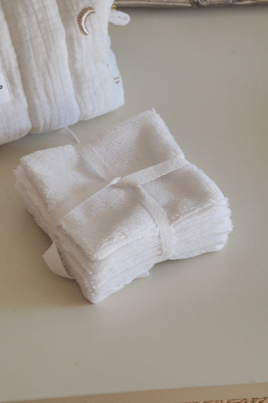 Lot de 5 cotons réutilisables Moon Dust