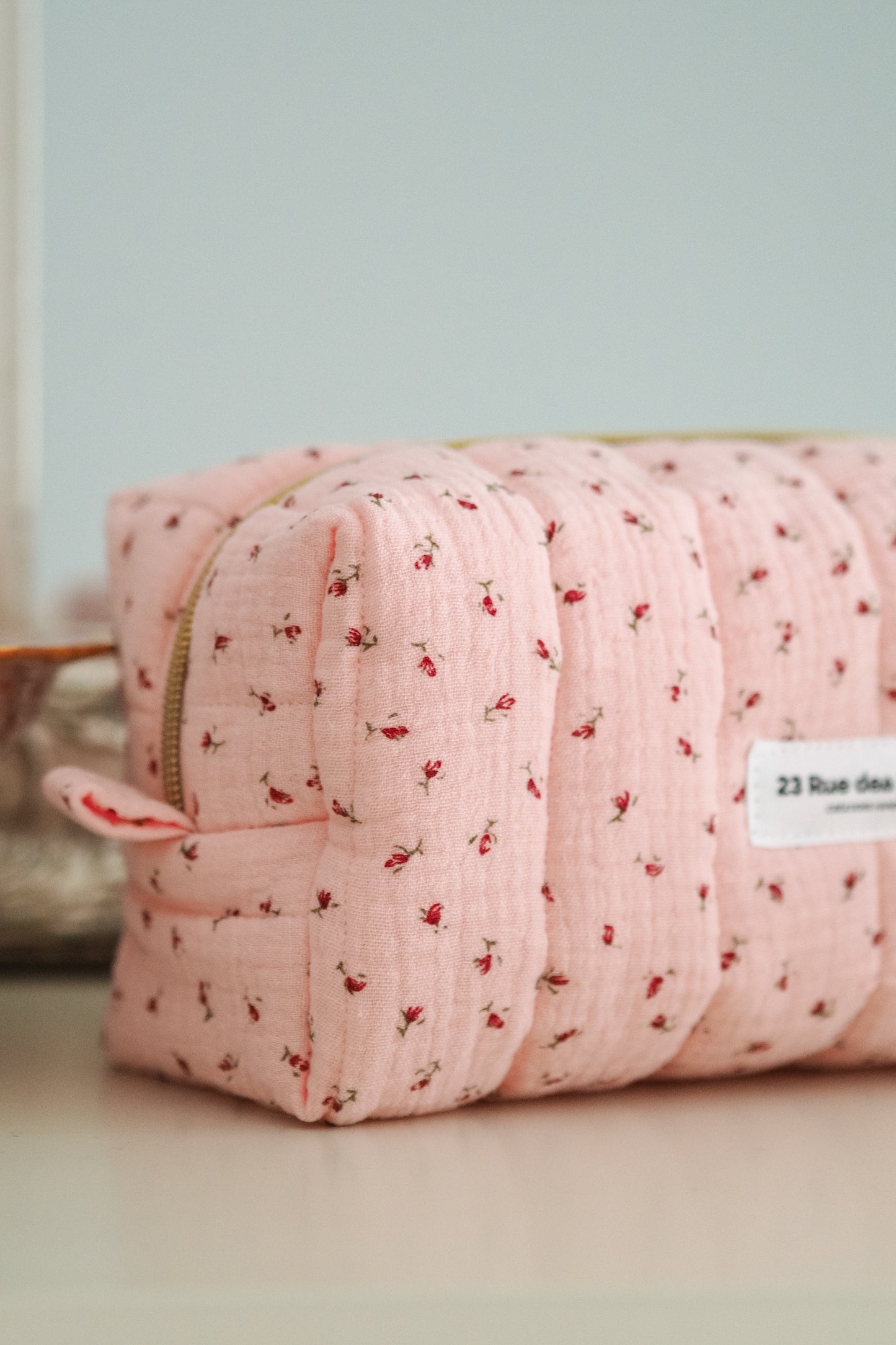 Trousse Extra pink roses