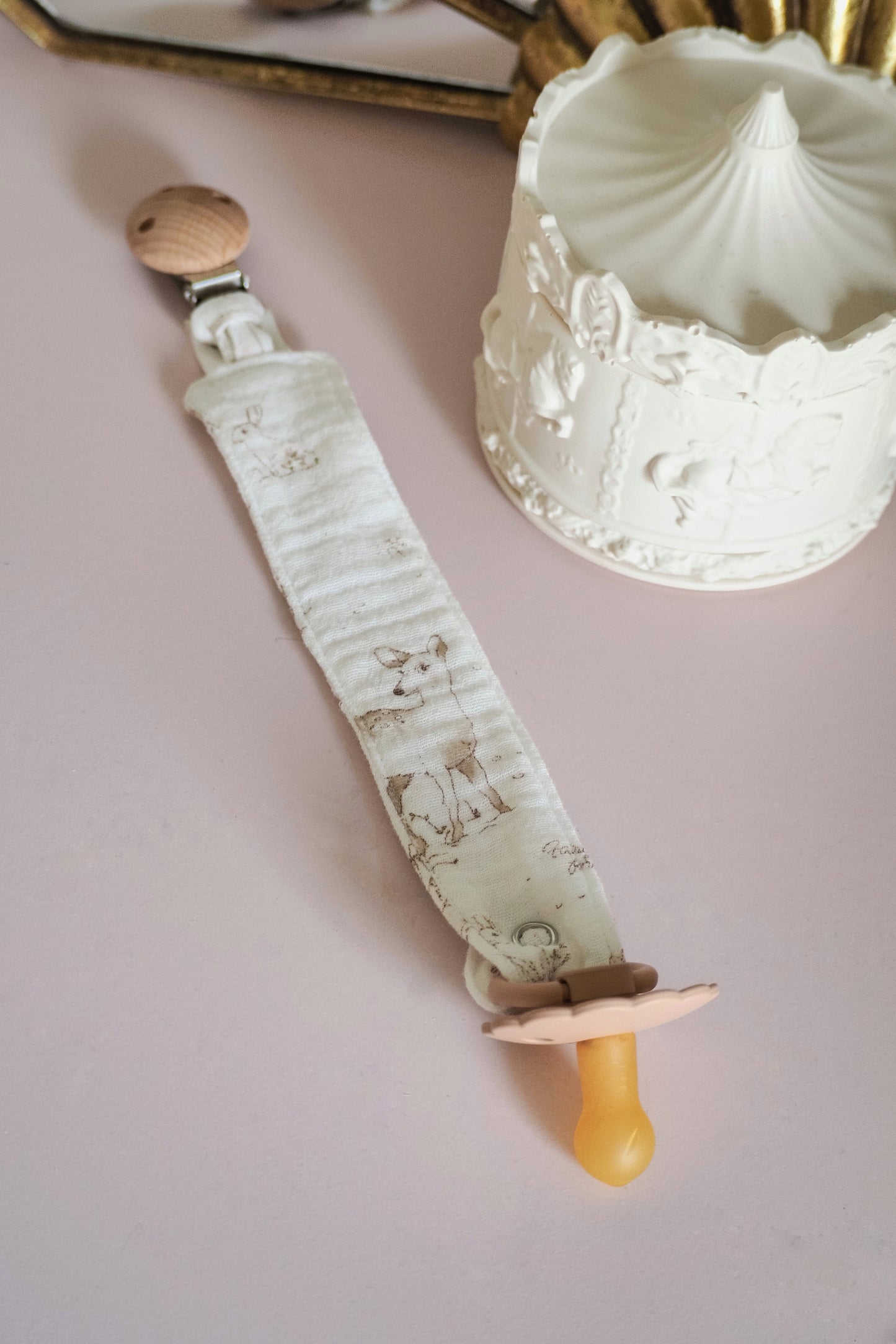 Attache tétine personnalisable - Forest Animals