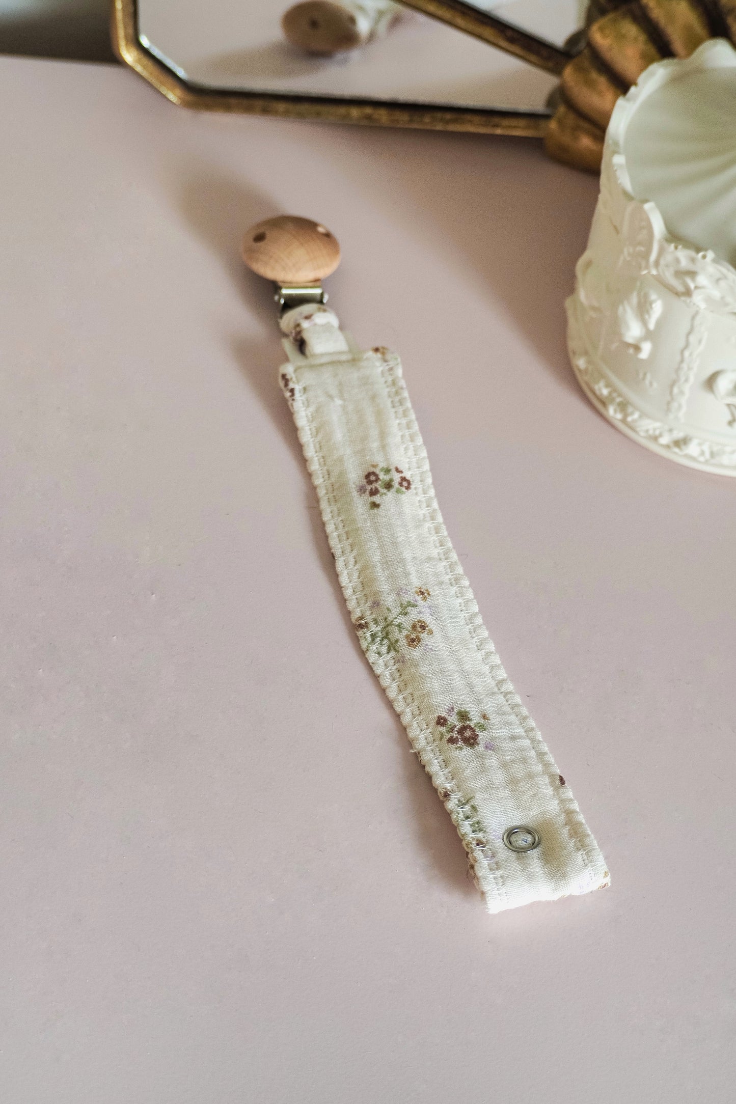 Attache tétine personnalisable - Natural Flower
