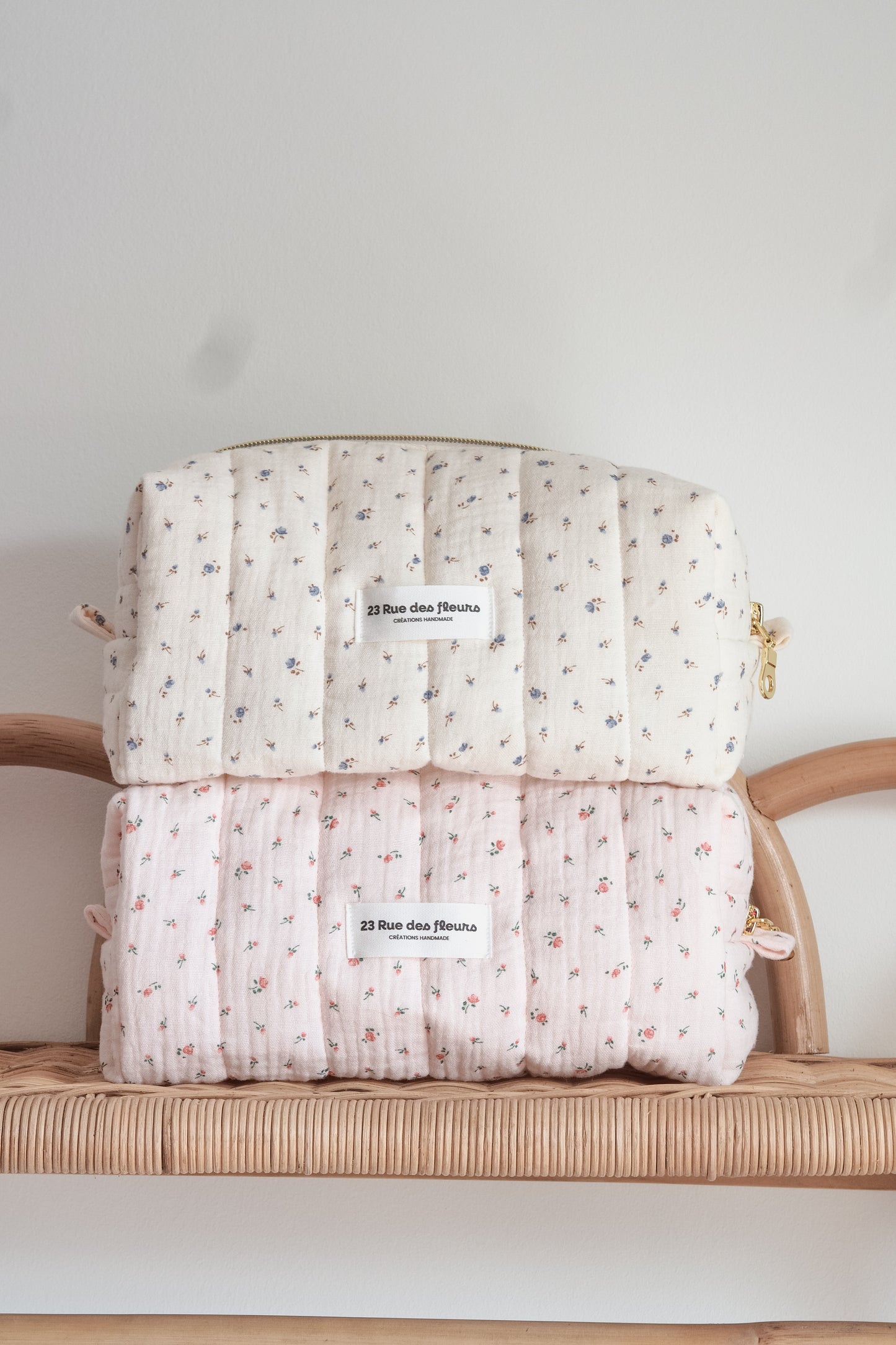 Trousse Baby Pink Roses and baby blue roses