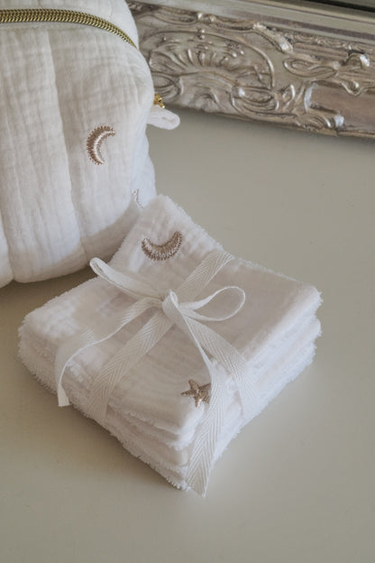 Lot de 5 cotons réutilisables