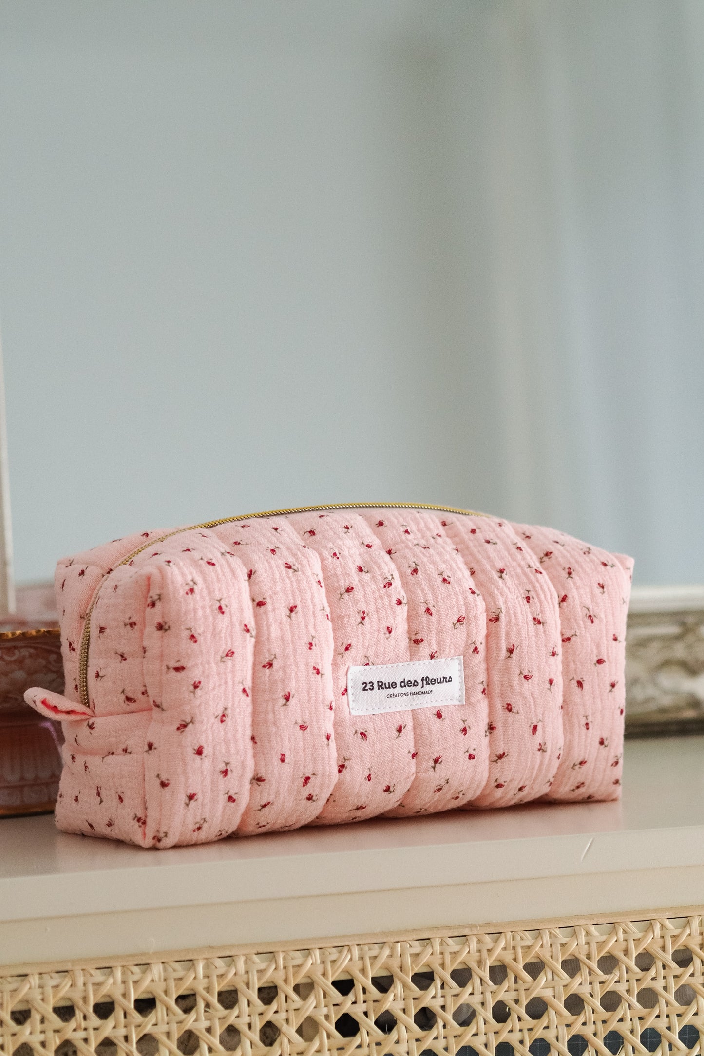 Trousse Extra pink roses