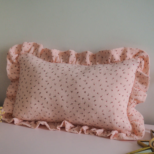 Coussin Extra pink roses