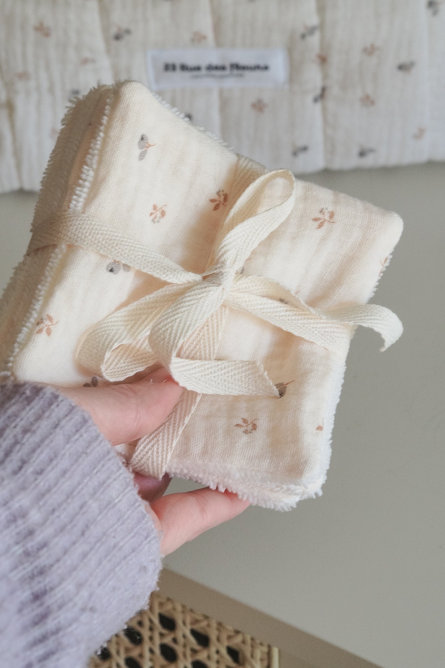 Lot de 5 cotons réutilisables