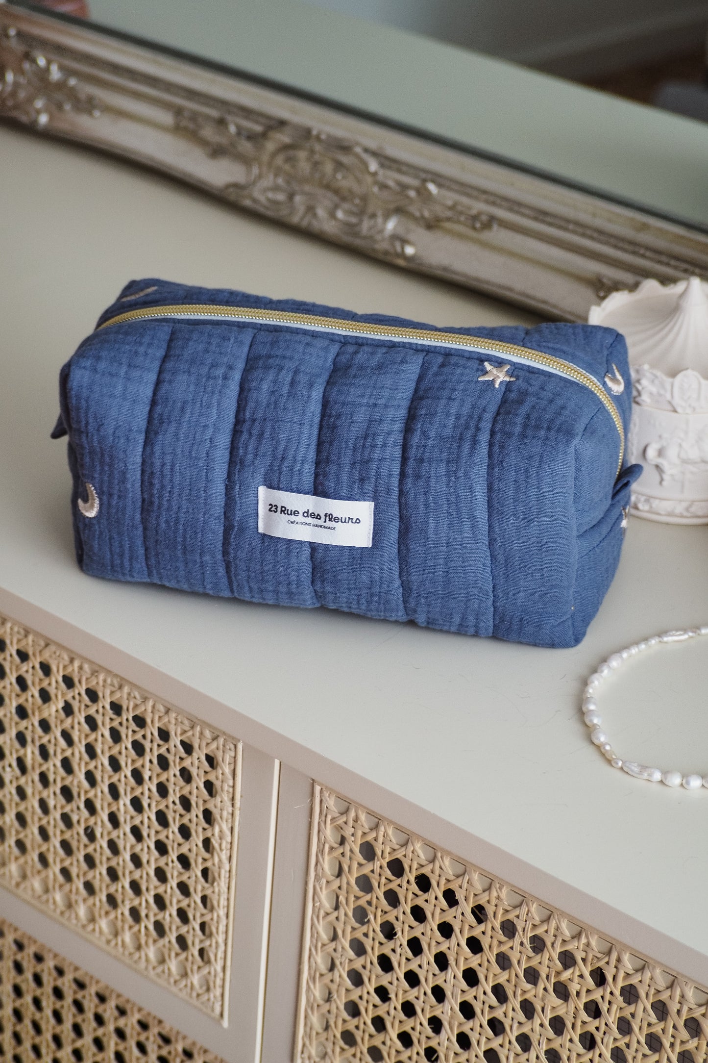 Trousse Moon Dusty Blue