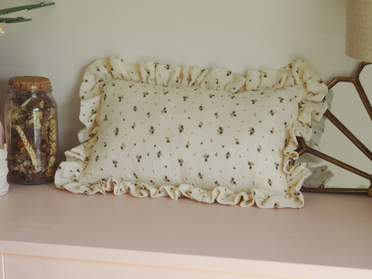 Coussin Olive Flowers