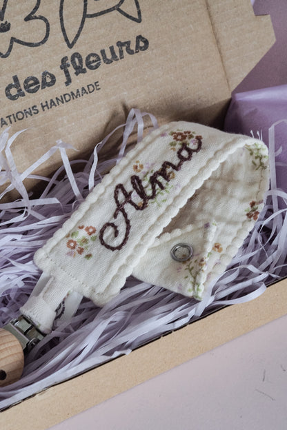 Attache tétine - Natural Flower