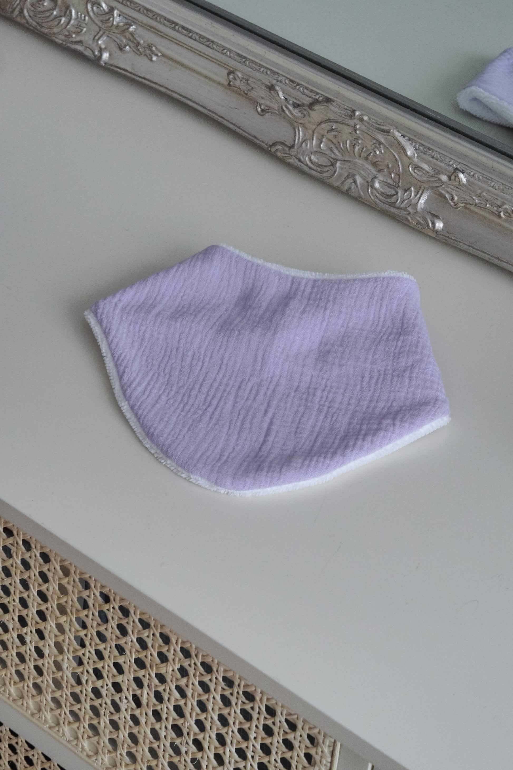 Bavoir bandana Lavande