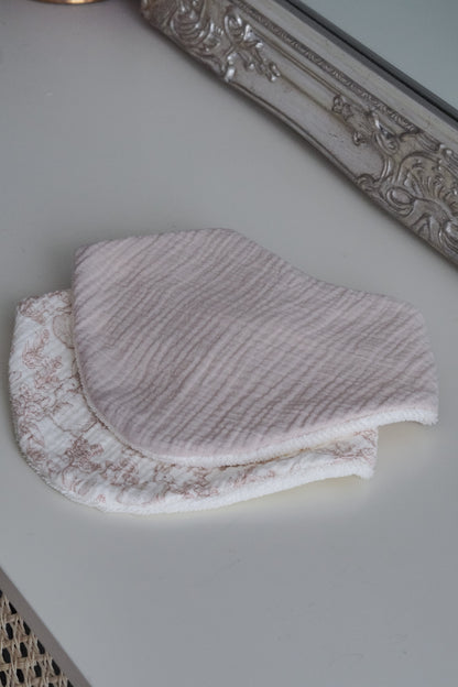 Bavoir bandana beige