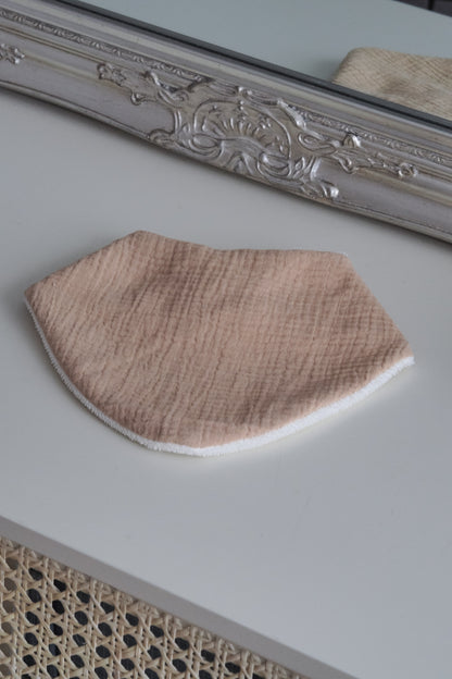 Bavoir bandana sable