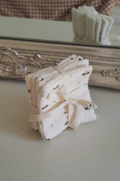 Lot de 5 cotons réutilisables