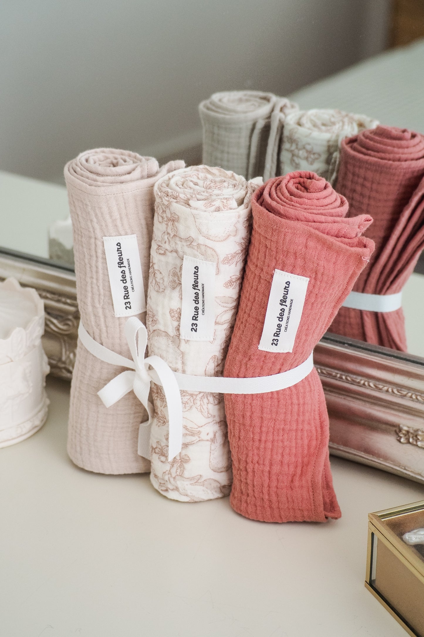 Lot de langes - Terre de Rose