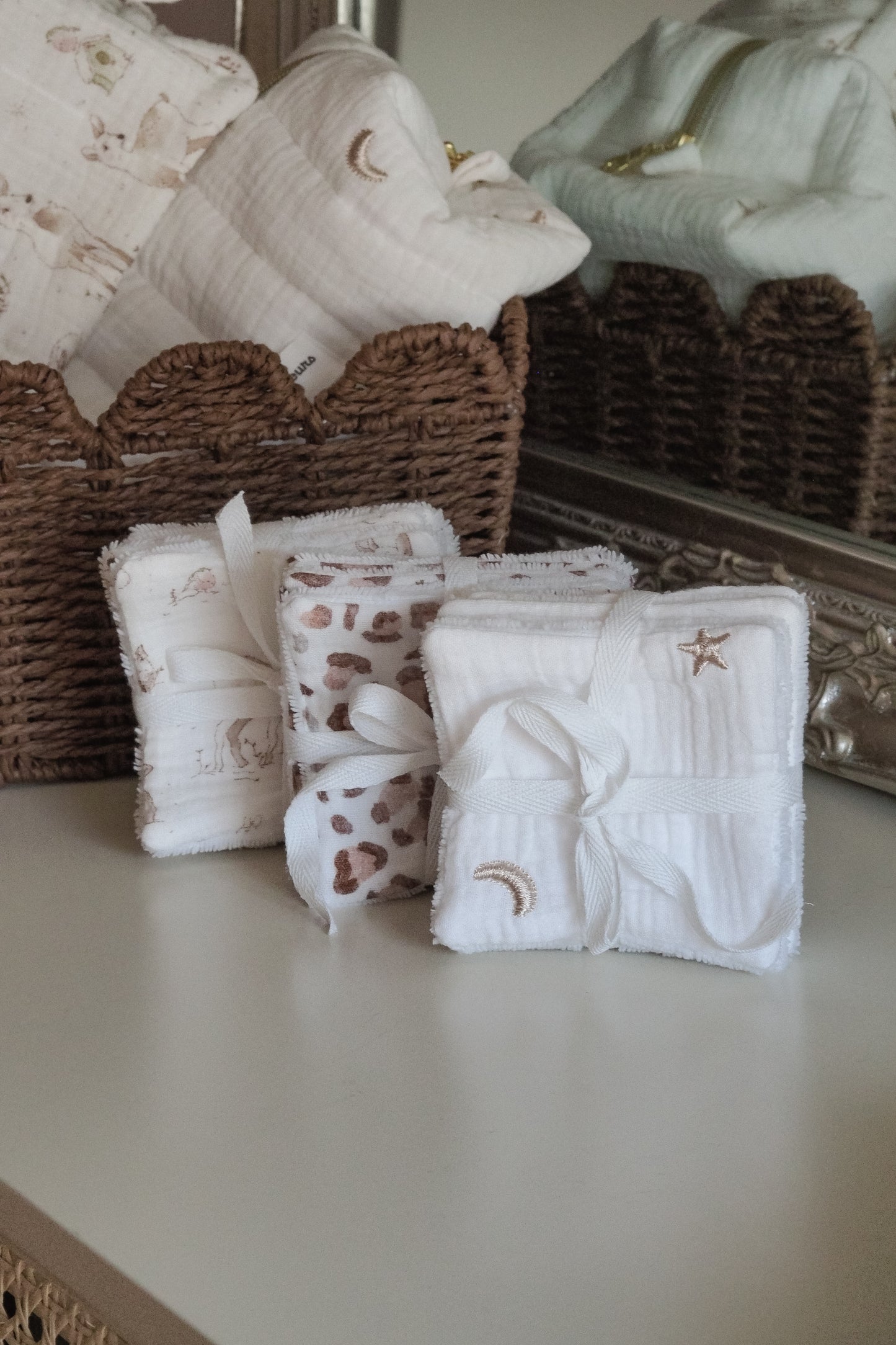 Lot de 5 cotons réutilisables