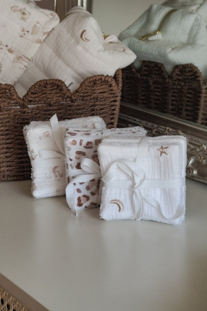 Lot de 5 cotons réutilisables