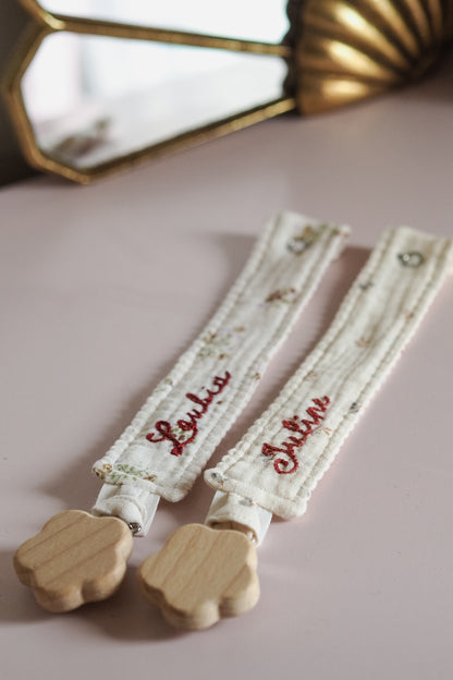 Attache tétine - Natural Flower