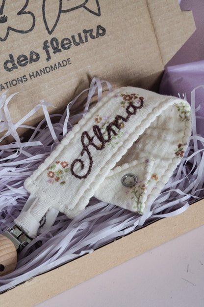 Attache tétine - Natural Flower