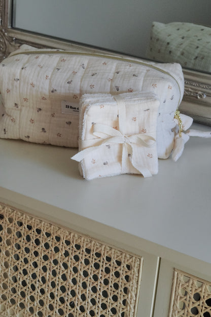Lot de 5 cotons réutilisables Olive