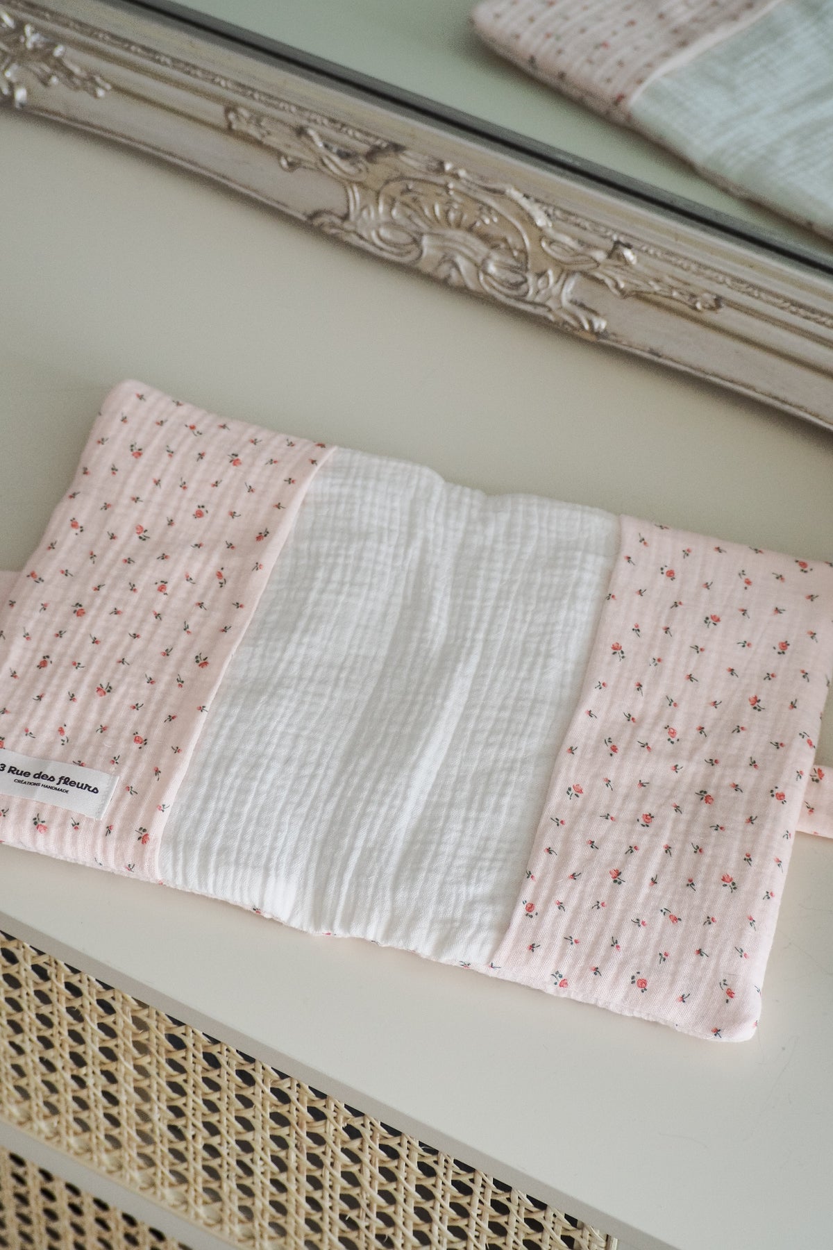 Protège carnet de santé Baby Pink roses