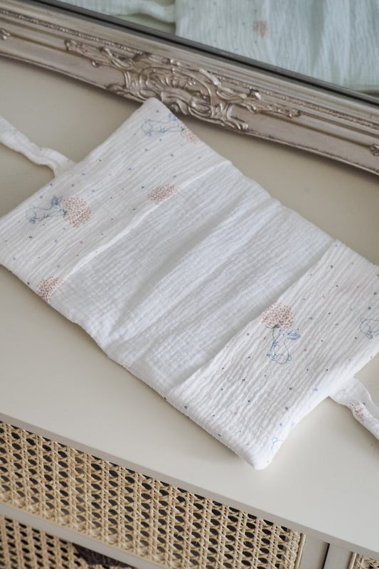 Protège carnet de santé Doux lapin