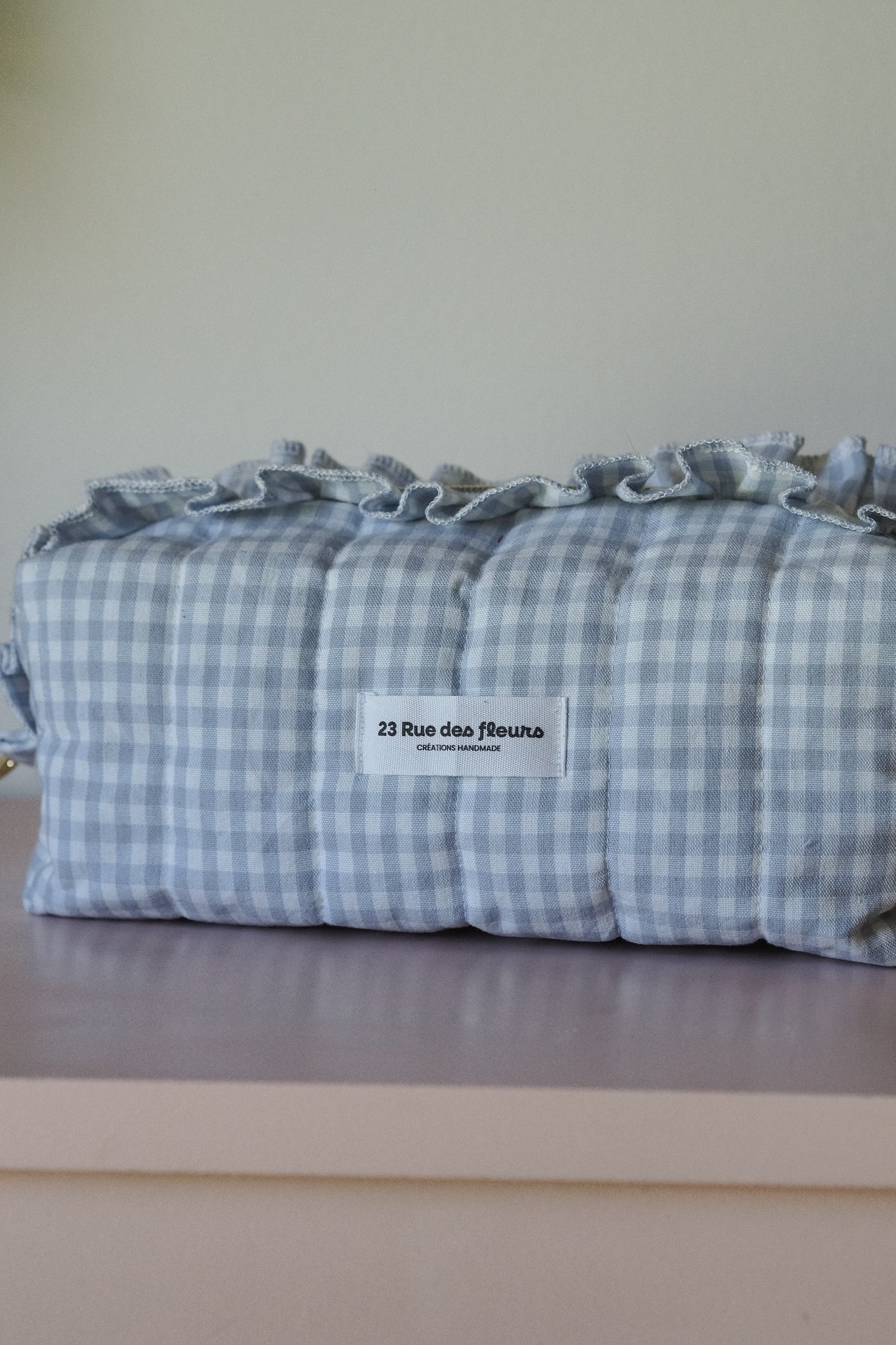 Trousse vichy Baby Blue