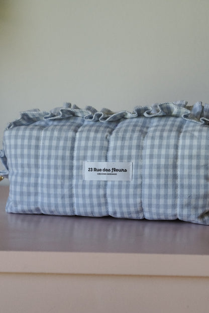 Trousse vichy Baby Blue