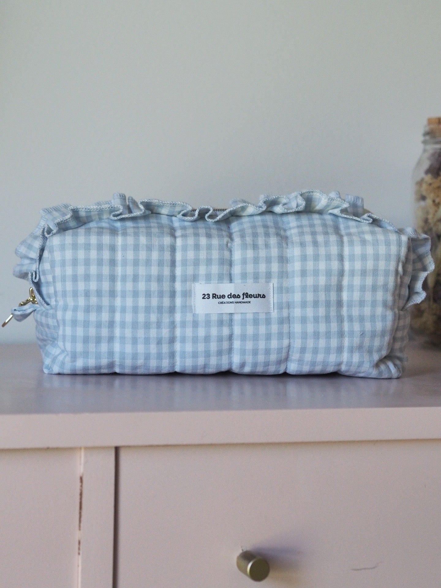 Trousse vichy Baby Blue