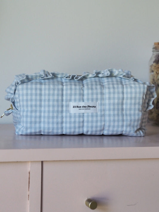 Trousse vichy Baby Blue