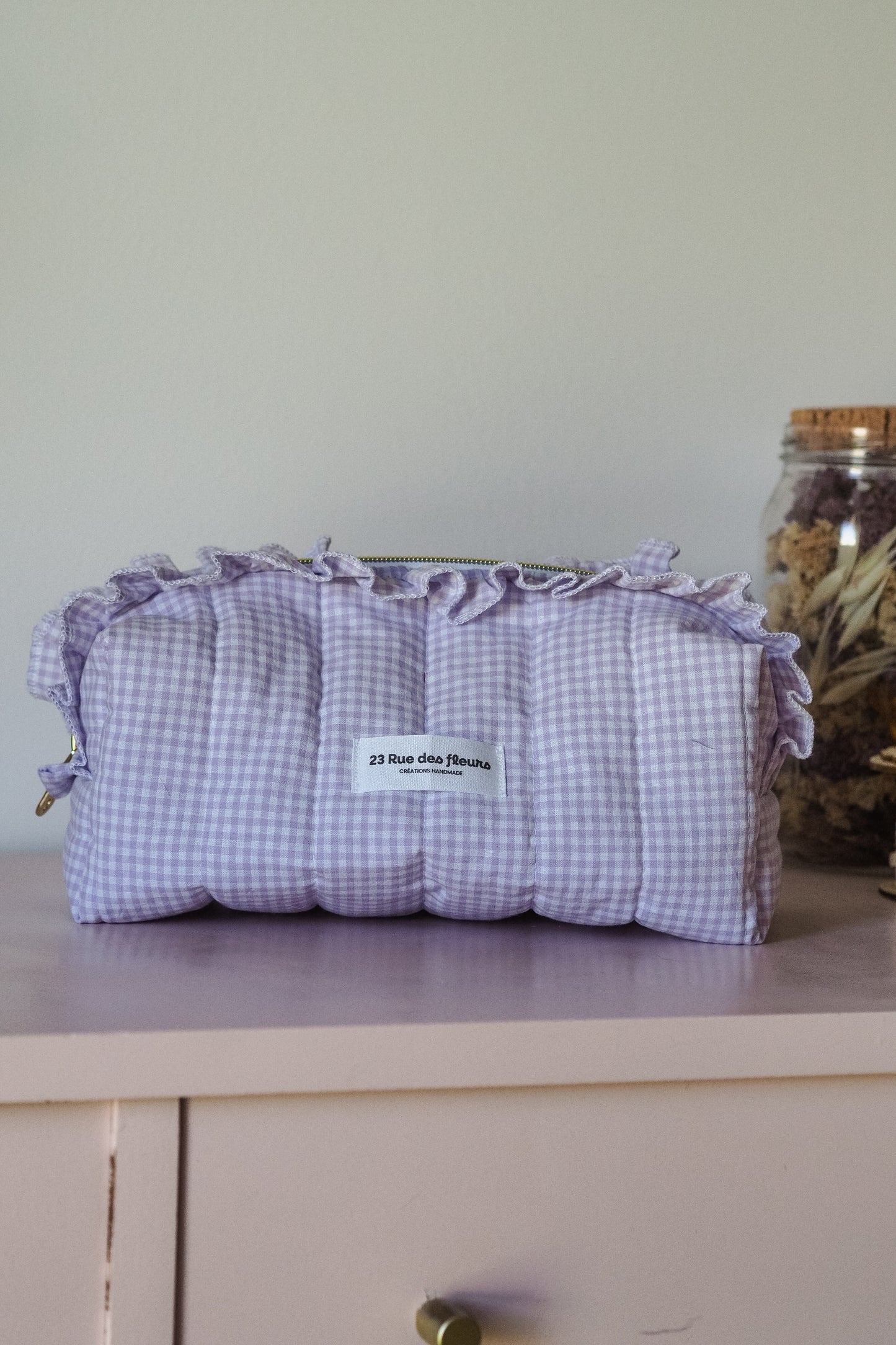 Trousse vichy Lila
