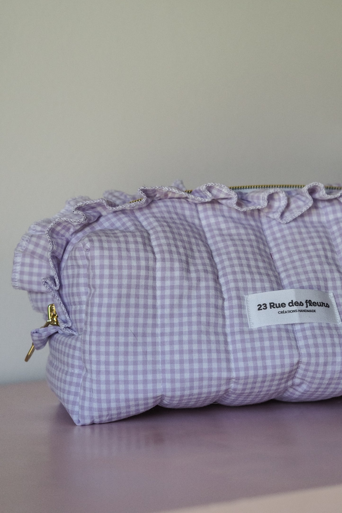 Trousse vichy Lila