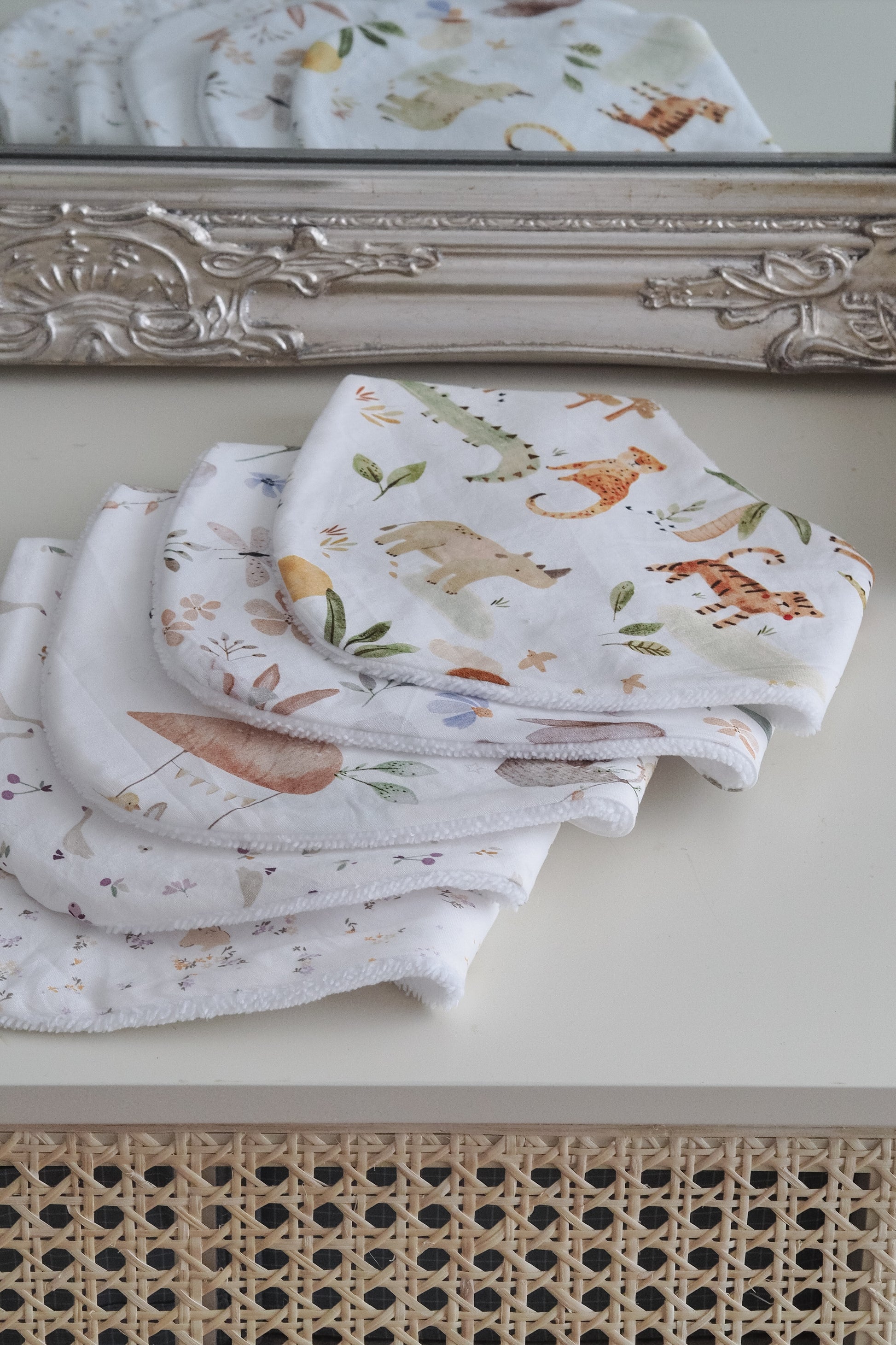 bavoir little jungle coton