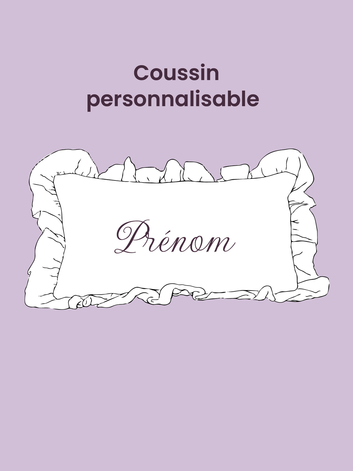 Coussins personnalisables