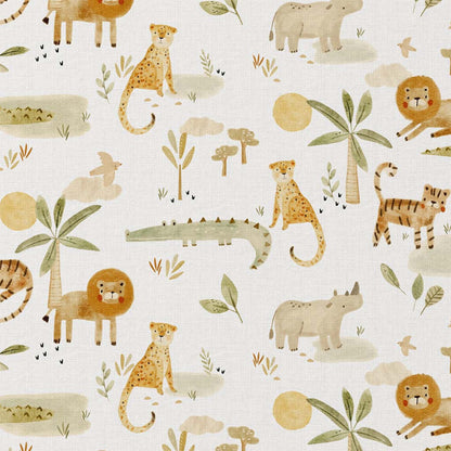 tissu-cretonne-coton-little jungle-oeko-tex