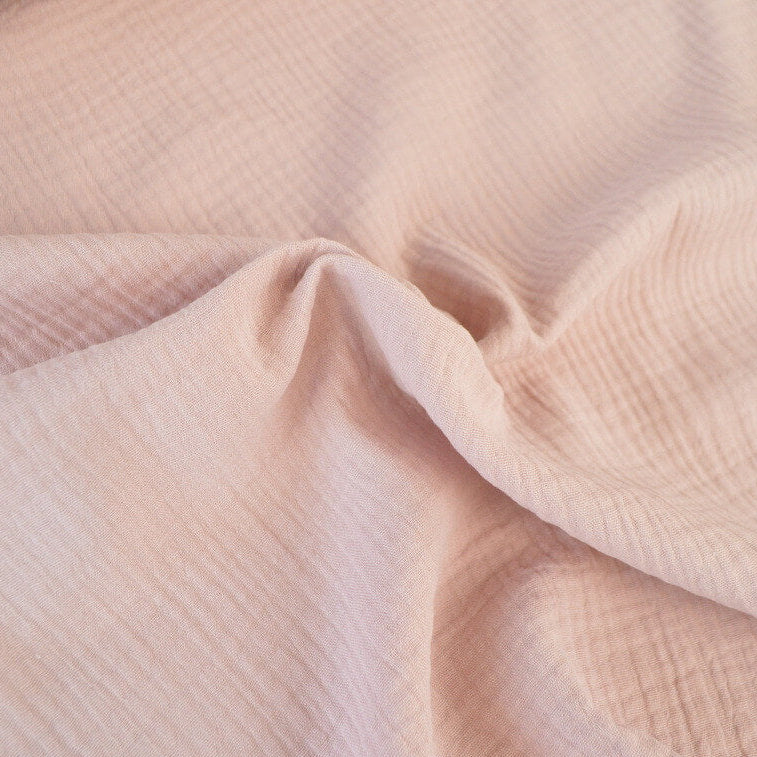 tissu-double-gaze-coton-coloris-petale-oeko-tex
