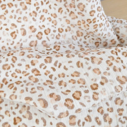 tissu-double-gaze-little graou blanc cassé-oeko-tex